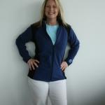 Women's microfleece jacket (cobalt blue) 1050 $33.50